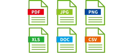 あらゆる形式をそのままデータ化